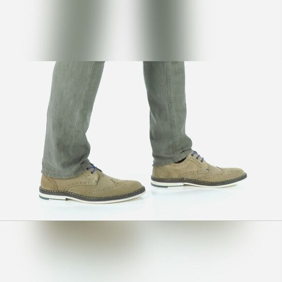 Ted Baker London Reith 2 Wingtip Oxford Gray Suede Mens Dress Shoes 13 main image 5